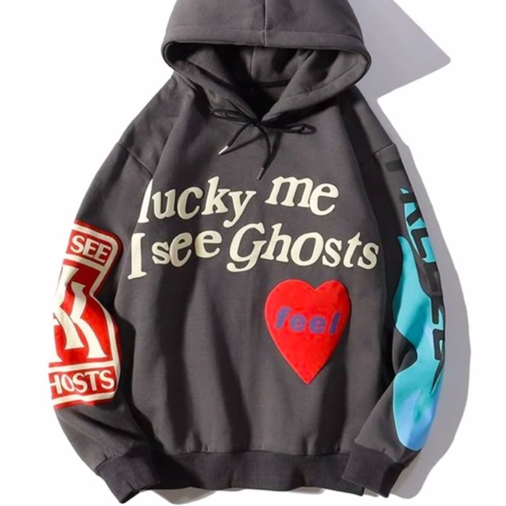I SEE GHOSTS Kanye West Kid Cdi Tour Hoodie Dupe